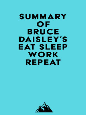 cover image of Summary of Bruce Daisley's Eat Sleep Work Repeat